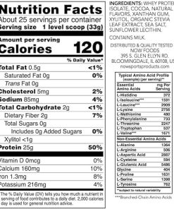 NOW Foods Whey Protein Isolate- 1.8 lb 2