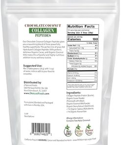 Z Natural Foods Chocolate Coconut Collagen Peptides- Made with Coconut Milk Powder 2