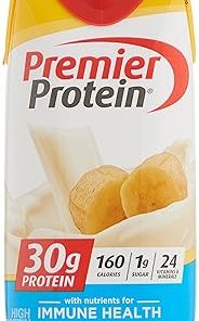 Premier Protein Premier Bananas & Cream High Protein Shake (15 X 11 Fl Ounce )Total Net Wt (165 Fl Ounce )-