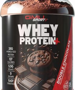 GMU SPORT Whey Protein Powder+ Concentrate 2lb | 25g Protein for Muscle Growth & Recovery | Delicious Flavor- Easy to Mix | Non-GMO 2