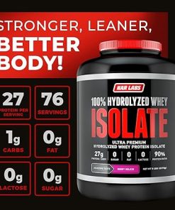 Hydrolyzed Whey Protein Isolate 5 lbs (Berry Deluxe) 2