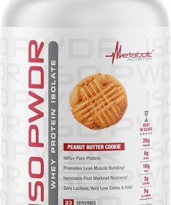 Metabolic Nutrition Whey Protein Isolate ISO PWDR Peanut Butter Cookie- 1.54lb