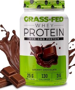 Nutrology Grass Fed Whey Protein Powder- Creamy Chocolate Flavor