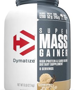 Dymatize Super Mass Gainer Protein Powder 52g Protein 1280 Calories 6 Pound Gourmet Vanilla & Rich Chocolate (Pack of 2) 2