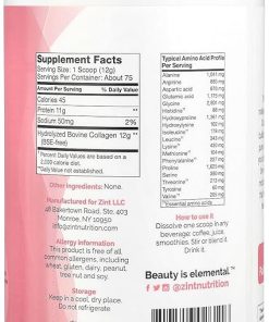 Zint Collagen Peptides Powder (32 oz): Anti Aging Hydrolyzed Collagen Protein Powder Beauty Supplement – Skin- Hair 2