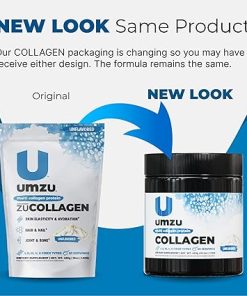 UMZU ZuCollagen Hydrolyzed Protein Powder | 5 Collagen Peptide Types for Healthy Hair- Skin 2