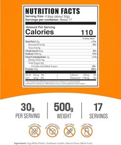BulkSupplements.com Egg White Protein Powder – Egg White Powder- Lactose Free Protein – Unflavored & Dairy Free 2