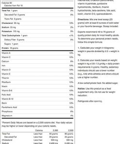 Whey Protein Powder 36.5 oz vanilla flavor (1-035 grams) 2