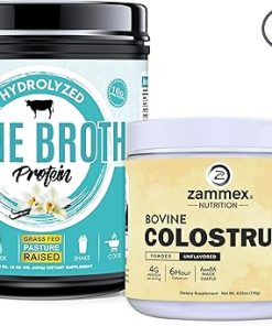 Zammex Bone Broth Protein + Bovine Colostrum Powder
