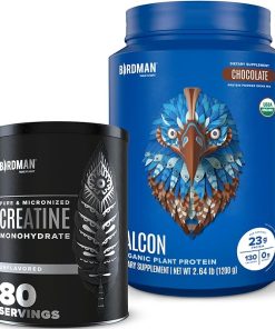 Falcon Vegan Protein Powder + Micronized Creatine Monohydrate Bundle
