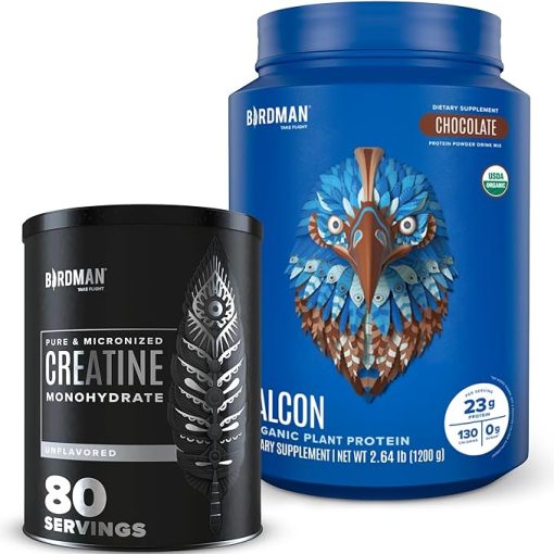 Falcon Vegan Protein Powder + Micronized Creatine Monohydrate Bundle