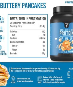 InnoSupps Advanced Iso Protein | 100% Whey Isolate Protein Powder | No Artificial Sweeteners| Low Fat- Low Carbs | 25g of Protein | Hormone Free 2