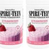 NaturesPlus SPIRU-TEIN- Strawberry – 1.2 lb – Plant-Based Protein Shake – Non-GMO