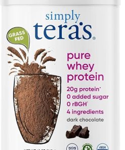 tera’s Simply Pure whey Protein Powder- Dark Chocolate Flavor