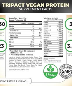 Nutrology TRIPACT Vegan Protein Powder – Vegan Meal Replacement Shakes with Organic Pea- Rice 2
