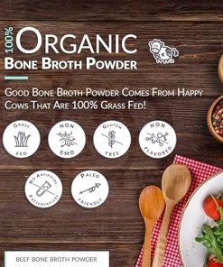 Bone Broth Powder – Pure Organic Protein (2LB / 907g) 2
