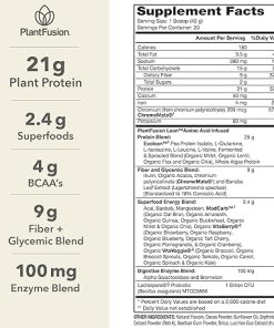 PlantFusion Complete Lean Plant Based Protein Powder – Prebiotic Fiber- Superfoods & Digestive Enzymes – Vegan 2
