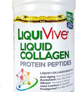 LiquiVive Liquid Collagen Protein Peptides Concentrate | Pure Hydrolyzed Super Multi Collagen Hydrolysate Drink | Higher Absorption Than Powder Pills & Capsules | Colageno Liquido Hidrolizado