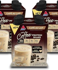Atkins Café au Lait Iced Coffee Protein Shake- 15g Protein