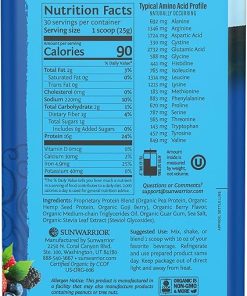 Vegan Protein Powder Plant Based Organic Protein | Berry- 30 Servings & Vegan Protein Refresh Clear Protein | 30 Servings 2