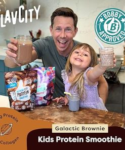 FlavCity Kids Chocolate Protein Powder – Galactic Brownie Smoothie 2