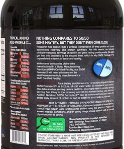 Apollon Nutrition 50/50 Formula-X | Whey Isolate and Casein Protein | 2 lb (Dutch Chocolate) 2
