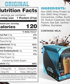 Chike High Protein Iced Coffee- 12 Single Serving Packets (Original) 2