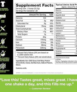 Nutrology Grass Fed Whey Protein Powder- Creamy Chocolate Flavor (28 Servings) BCAA Natural 2