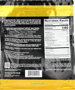 California Gold Nutrition Very Vanilla Whey Protein Isolate- 5 lb (2.27 kg) 2