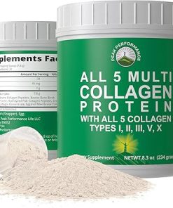 Peak Performance All 5 Multi-Collagen Protein Powder Peptides Multi-Collagen Contains All Types I- II