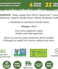 MariGold Grass-fed Whey Protein Isolate Powder – Creamy Vanilla Flavor – 1 Lb Bag | 100% Pure- Cold-Processed 2