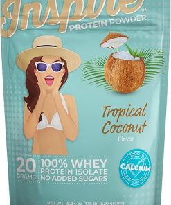 Inspire Tropical Coconut 20g Whey Protein Isolate Powder with Calcium