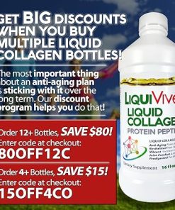 LiquiVive Liquid Collagen Protein Peptides Concentrate | Pure Hydrolyzed Super Multi Collagen Hydrolysate Drink | Higher Absorption Than Powder Pills & Capsules | Colageno Liquido Hidrolizado 2