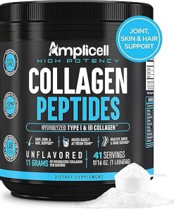 Multi Collagen Peptides Powder – Hydrolyzed Type 1 & 3 for Hair- Skin