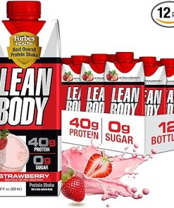 Labrada Lean Body Ready-to-Drink Strawberry Protein Shake- 40g Protein