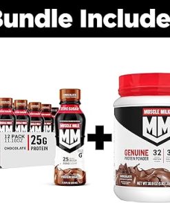 Bundle of Muscle Milk Genuine Protein Shake- Chocolate 2