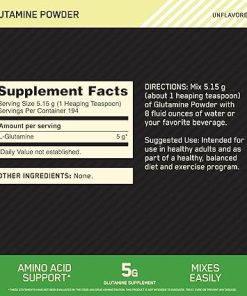 Optimum Nutrition L-Glutamine Muscle Recovery Powder- 1000 Gram 2