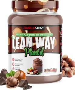 Musclesport Lean Way Plant Protein – Pea Protein and Brown Rice Protein Blend- with Added CLA