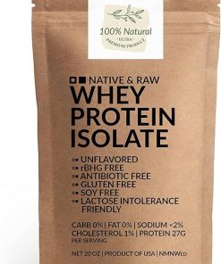 Native & Raw Whey Protein Isolate- Unflavored