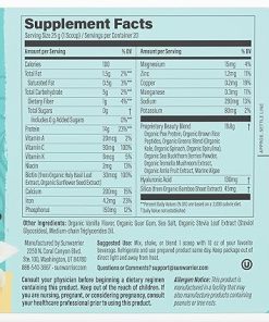 Sunwarrior Vegan Collagen Building Powder | Plant-Based Vanilla Flavored- 20 Servings & Creatine Monohydrate Powder | Micronized Creatine Unflavored 2