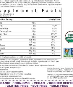 BlueBonnet Nutrition Organic Plant Protein Powder- 24g Plant Based Protein 2