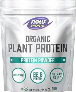 NOW Sports Organic Plant Protein- Unflavored
