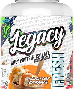 Fresh Whey Protein Candied Caramel 5lb | 26g Pasture Fed Premium Whey Protein | High Protein + Amino Acids | Muscle Building + Recovery 2