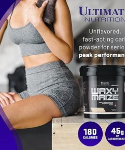 Ultimate Nutrition Carbohydrate Supplement- Wazy Maize – Unflavored Carb Protein Shake Powder & Muscle Builder for Post Workout – Zero Sugar 2