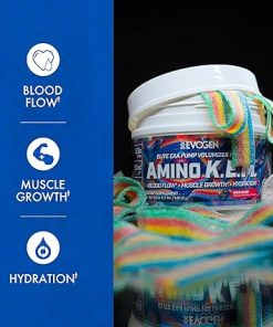 Evogen Amino K.E.M. – EAA & BCAA Powder Pump Volumizer | BCAAs Amino Acids Supplement for Blood Flow- Muscle Growth 2