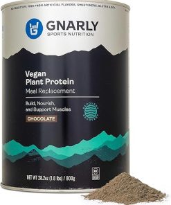 Gnarly Nutrition Vegan Plant Protein – Chocolate Vegan Protein Powder- NSF Sport Certified – Meal Replacement
