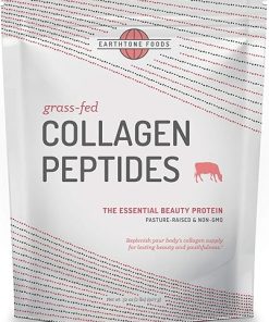 EARTHTONE Collagen Peptides Powder | Paleo Friendly Hydrolyzed Grass-Fed Non-GMO Collagen Protein- 32 oz