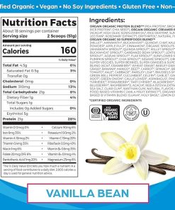 Orgain Organic Protein + Superfoods Powder (Vanilla Bean) and Orgain Organic Greens Powder + 50 Superfoods (Berry) 2
