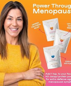 Cool Boost Vegan Natural Organic Menopause Support for Hot Flash Relief – Add-on Booster Protein Powder – Helps with Menopausal Symptoms – with Organic Red Clover- Rose Hip & Orange 2