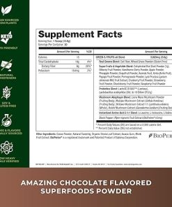 Nutrology Greens & Fruits Powder-Naturally Sourced Superfood- Chocolate (30 Servings) Grass Fed Whey Protein Powder 2
